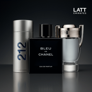 Combo 3 Perfumes Masculinos - Bleu de Chanel, Invictus e 212 Men (100ml) - Oferta Exclusiva