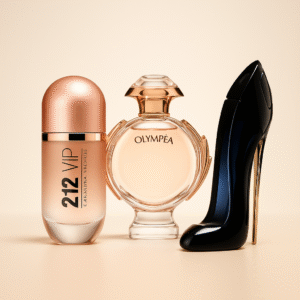 Combo 3 Perfumes Femininos - Olympéa, 212 Vip Rose e Good Girl (100ml) - Oferta Exclusiva