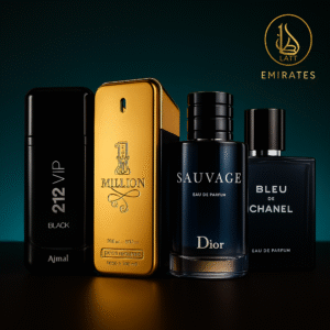 Combo 4 Perfumes Masculinos Importados (100ml) - 1 million, 212 vip, sauvage, bleu [QUEIMA DE ESTOQUE]